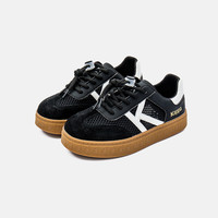 Kappa Kids卡帕童鞋2024夏季儿童板鞋透气百搭男女童运动鞋潮 粉色 35