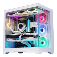 航嘉玩嘉 长城 台式主机箱 240水冷机箱 百元机箱 玻璃侧透/海景房机 玩嘉孤勇者PLUS 海景房机箱 白色