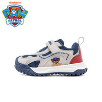 汪汪队儿童鞋子2025春秋男童运动鞋魔术贴轻便小童跑步鞋 米咖色 29码