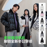 波司登(BOSIDENG)冬季羽绒服女士短款时尚运动拼接连帽保暖外套 雪岭山脉9BE9 2XL 180/100A 体重约150-170斤