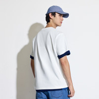 Gap男女装夏季字母logo短袖T恤百搭上衣 白色 466766 L (175/96A) 亚洲尺码