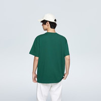 Gap男女装夏季字母logo短袖T恤百搭上衣 深绿色 465796 S (165/88A) 亚洲尺码