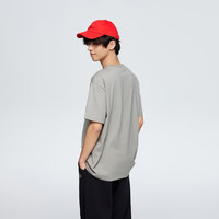 Gap男女装夏季字母logo短袖T恤百搭上衣 石灰色 -1 (465796) M (170/92A) 亚洲尺码