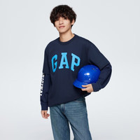 Gap男女装夏季字母logo短袖T恤百搭上衣 海军蓝 -2 (465796) M (170/92A) 亚洲尺码