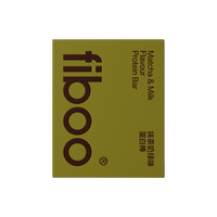 fiboo 单层蛋白棒代餐饱腹能量棒0添加蔗糖脂肪卡营养健身谷物零食25g*6支