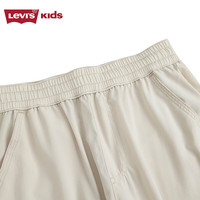 Levi's 李维斯童装男童长裤秋季弹力舒适儿童休闲裤子 雾卡其 110 /53 【身高104-110cm】