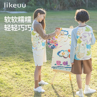 like uu【特惠捡漏】儿童瑜伽裤超柔云感运动高弹打底裤 小鸟蓝-T恤 140