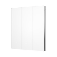 领普 科技超薄智能开关E3 Pro 已接入米家AG玻璃面板蓝牙mesh2.0零火三键白