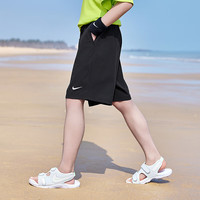 NIKE 3BRAND 耐克男童短裤【速干排汗】2025夏季弹力儿童运动裤 正黑色【速干排汗】 150 /63 【身高140-152cm】