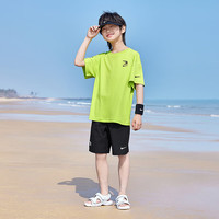 NIKE 3BRAND 耐克男童短裤【速干排汗】2025夏季弹力儿童运动裤 正黑色【速干排汗】 110 /53 【身高104-110cm】