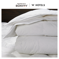 W Hotels W酒店 五星级酒店白鹅绒被芯高端透气保暖羽绒被子春