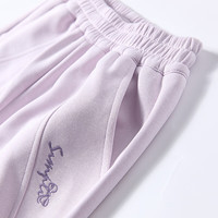 笛莎（DEESHA）童装儿童女童裤子2025夏季中大童时尚针织伞兵工装裤 浅紫 130