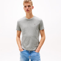 TOMMY JEANS【两件装】25新款夏季男纯棉平纹针织纯色修身短袖T恤20687