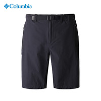 Columbia哥伦比亚户外2025春夏户外拒水干爽透气弹力休闲五分裤短裤AE3257 010 M （175/74A）