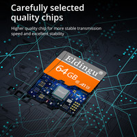 BIIKSEM高速内存卡128g行车记录仪64gsd卡监控摄像头32g存储卡相机通用 TF123 Eldingu 灰橙卡 TF123 Eldingu 灰橙卡 64GB