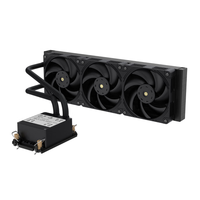 研志工控金钱豹CPU360水冷散热器W30 4189/4677/SP3/SP5服务器AMD至强EPYC散热器一体式水冷360 CPU散热器 1700-W32 水冷