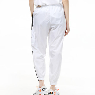 耐克（NIKE）女运动裤 春秋梭织束脚休闲裤 宽松简约 CJ7347-100 白 XL