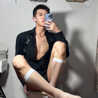 莫莲娜袜子男士隐形超薄脚尖透明商务正装皮鞋丝袜长筒男丝袜西装袜子 隐透肤 均码