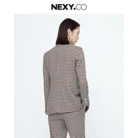 【复古西装】春季商务通勤千鸟格休闲西服外套女