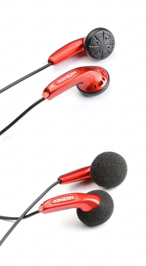 nicehck mx500 带麦版 平头塞有线动圈耳机 蓝色 3.5mm