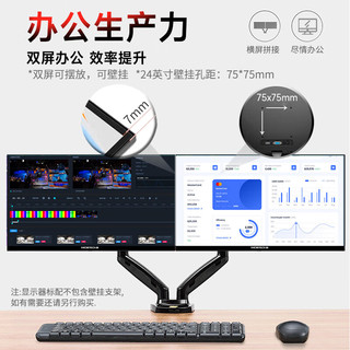 HOESD.a/瀚仕达 D240H 100Hz 24英寸黑色显示器