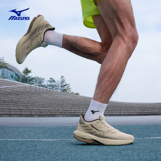 美津浓（MIZUNO）25年【WAVE RIDER 28】运动跑步男女鞋子缓震耐磨透气跑步鞋 61/白色/绿色/黑色 37