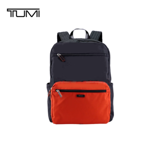 TUMI PACKABLES日常通勤商务高端男士双肩包0481999NORO海军蓝拼