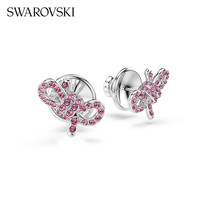 施华洛世奇Lifelong Bow耳钉耳环女蝴蝶结度假风轻奢520女 5723557