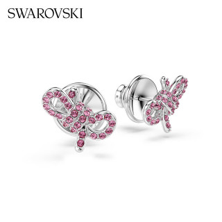 施华洛世奇 Lifelong Bow 蝴蝶结耳饰 度假风轻奢520女 5723557