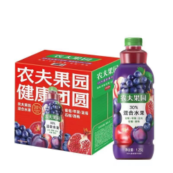 农夫果园 混合果汁饮料 葡萄凤梨味 1.25L