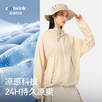 伯希和（Pelliot）山系防晒衣服男女防紫外线户外皮肤衣外套12421220灰色L 浮岩灰|凉感防晒【男女同款】