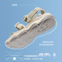 骆驼（CAMEL）夏季户外魔术贴凉鞋男女溯溪涉水速干沙滩鞋子F24B162020 黑色，女 35