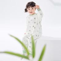 儿童连体睡衣夏季空调服宝宝家居服男童女童小童睡袋速干潮