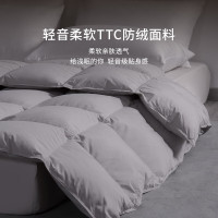 霞珍 95鹅绒被子 轻音保暖双人被芯 超蓬95灰鹅绒-轻音无异味 保暖冬被-220*240cm 冬被
