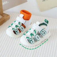 托姆贝克（ThomBaker）婴儿学步鞋男女宝宝夏季凉鞋婴幼儿软底防滑鞋1-3岁儿童夏季款 A08绿色 16 (内长12.5cm) 适合脚长12cm