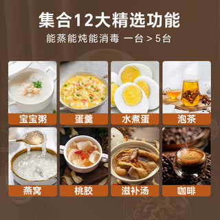 贝因美 BEINGMATE智能恒温调奶器婴儿电热水壶泡奶机冲奶粉 棕色