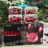 杞农优食山东大樱桃 新鲜水果国产车厘子樱桃 时令生鲜水果端午节 4斤(净重) 高档礼盒大果26-28mm