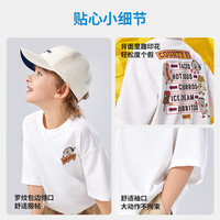 Levi's李维斯儿童短袖男女童T恤夏季热狗薯条冰淇淋印花透气休闲上衣   【建议身高98-104cm】