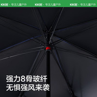 kocotree儿童雨伞女孩男孩反向晴雨两用宝宝幼儿园上学圆角长柄伞 害羞独角兽 均码/适合三岁及以上