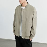 WOOG2005 男士翻领夹克 2024春季新款潮流百搭外套