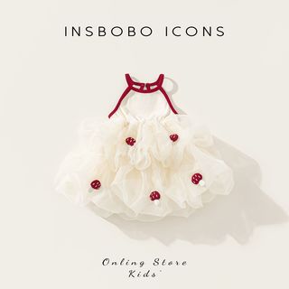 INSBOBO 女童连衣裙2025初夏穿搭女宝公主裙女孩网纱裙儿童夏装薄【15天内】