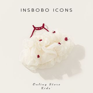 INSBOBO 女童连衣裙2025初夏穿搭女宝公主裙女孩网纱裙儿童夏装薄【15天内】