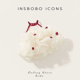 INSBOBO 女童连衣裙2025初夏穿搭女宝公主裙女孩网纱裙儿童夏装薄【15天内】