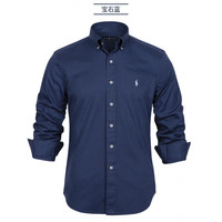 POLO SPORT拉夫劳伦Ralph Lauren高端休闲小马标长袖衬衫纯棉免烫保罗 军绿 L (建议平时穿42码)