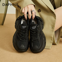 达芙妮(DAPHNE)老爹鞋女厚底增高运动休闲鞋网面透气轻便ins时尚2024夏季新款