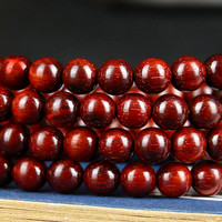 彩荷老料紫檀手串108高密高油手链佛珠念珠 老料顺纹6mm