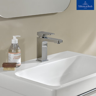 唯宝（Villeroy&Boch）雅图方正系列台盆龙头 高标准选材 陶瓷阀芯 台盆龙头（镀铬色）