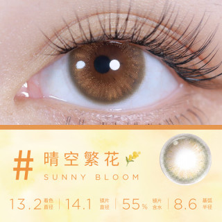 moody美瞳日抛少女白日梦系列30片隐形眼镜松林木屋 450度 回购款-30片-松林木屋