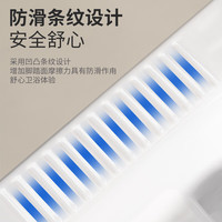 松鲸节水蹲便器防臭大冲力大便器家用蹲坑便池卫浴卫生间蹲便器套装 前排带弯蹲便+经典款水箱+喷枪