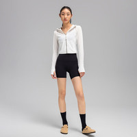 lululemon丨Define 女士网面短款连帽夹克 LW4BVZS 骨白 XL /12